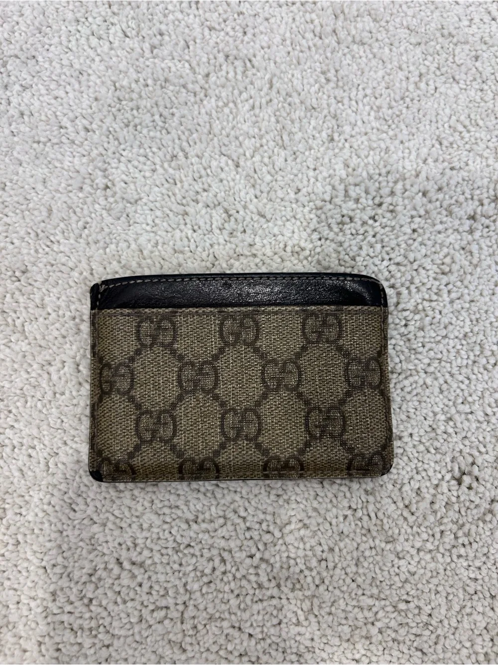 Gucci Brown Monogram Card Case